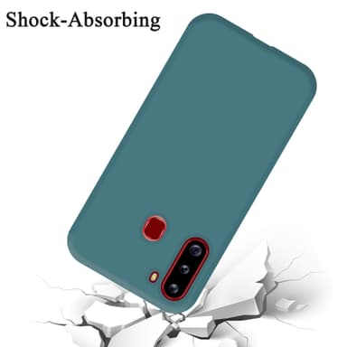 Samsung Galaxy A21 Skal Fodral Case (Grön)