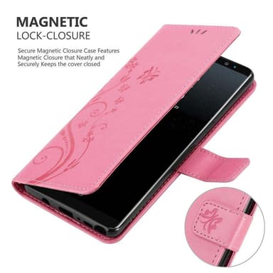 Samsung Galaxy NOTE 8 Plånboksfodral Skal (Rosa)
