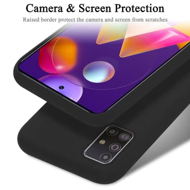 Samsung Galaxy M31s Skal Fodral Case (Svart)