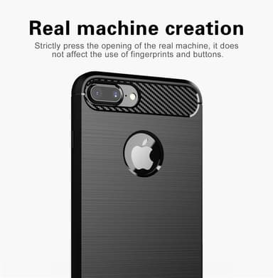 iPhone 7 PLUS / 7S PLUS Skal Fodral Case (Svart)