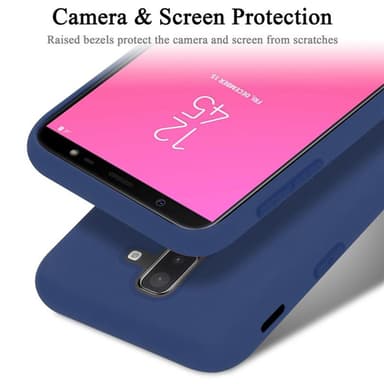 Samsung Galaxy A6 PLUS 2018 Skal Fodral Case (Blå)