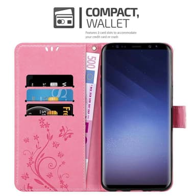 Samsung Galaxy S9 Plånboksfodral Skal (Rosa)