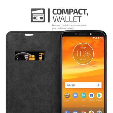 Motorola MOTO E5 PLUS Skal Fodral Case (Röd)