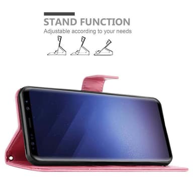 Samsung Galaxy S9 Plånboksfodral Skal (Rosa)