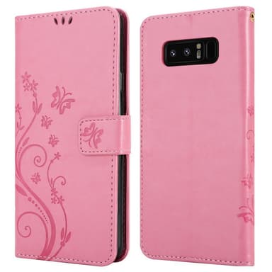 Samsung Galaxy NOTE 8 Plånboksfodral Skal (Rosa)