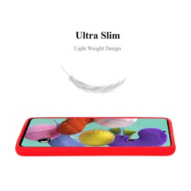 Skal Samsung Galaxy A51 5G Fodral Case (Röd)