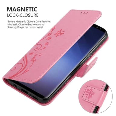 Samsung Galaxy S9 Plånboksfodral Skal (Rosa)