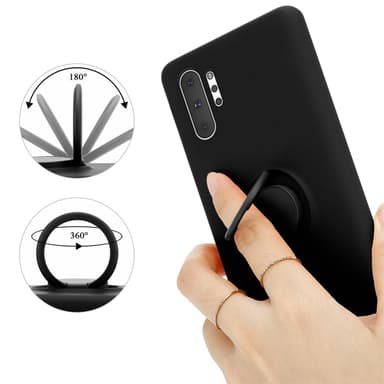 Skal Samsung Galaxy NOTE 10 PLUS Fodral Case (Svart)