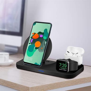 Huawei MATE 30 LITE Plånboksfodral Skal (Blå)