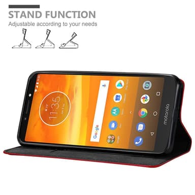 Motorola MOTO E5 PLUS Skal Fodral Case (Röd)