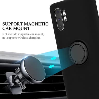Skal Samsung Galaxy NOTE 10 PLUS Fodral Case (Svart)