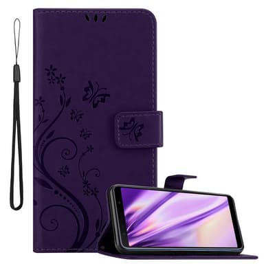 Samsung Galaxy A7 2018 Plånboksfodral Skal (Lila)