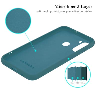 Samsung Galaxy A21 Skal Fodral Case (Grön)