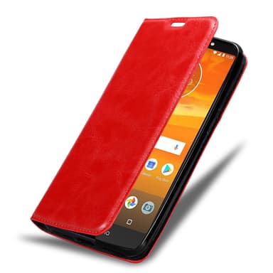 Motorola MOTO E5 PLUS Skal Fodral Case (Röd)