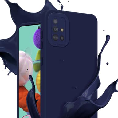 Samsung Galaxy A51 4G / M40s Skal Fodral Case (Blå)