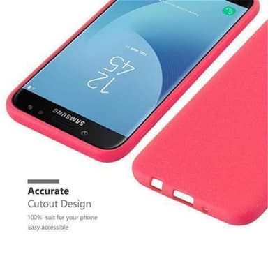 Skal Samsung Galaxy J7 2017 Fodral Case (Röd)
