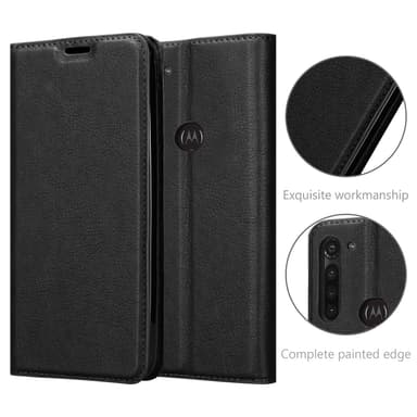 Motorola MOTO G8 POWER LITE Skal Fodral Case (Svart)