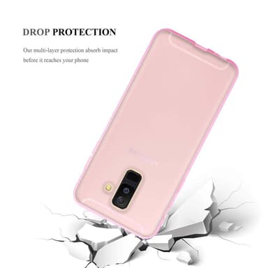 Samsung Galaxy A6 PLUS 2018 Skal Fodral Case (Rosa)