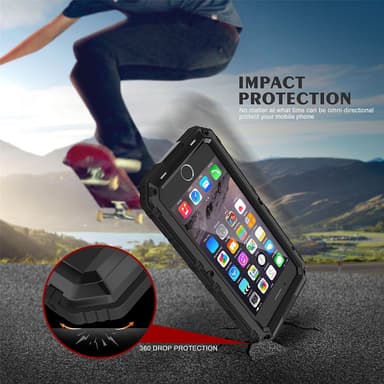 iPhone 8 Skal Fodral Case (Svart)