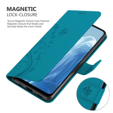 Realme 7 5G Plånboksfodral Skal (Blå)