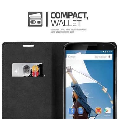 Motorola Google NEXUS 6 Skal Fodral Case (Röd)