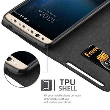 ZTE Axon 7 Skal Fodral Case (Svart)