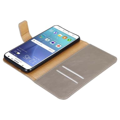 Samsung Galaxy J7 2015 Plånboksfodral Skal (Brun)