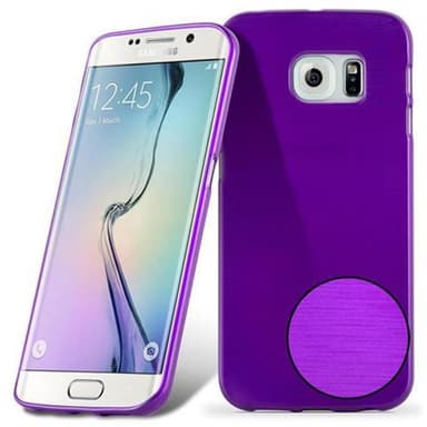 Samsung Galaxy S6 EDGE Skal Fodral Case (Lila)