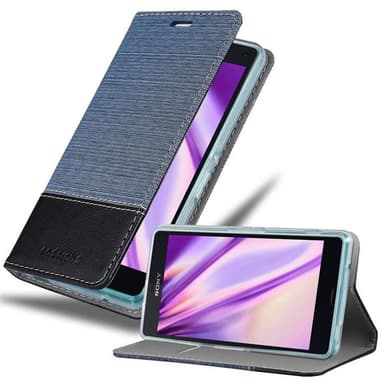 Sony Xperia Z3 COMPACT Plånboksfodral Skal (Blå)