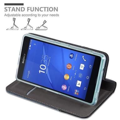Sony Xperia Z3 COMPACT Plånboksfodral Skal (Blå)