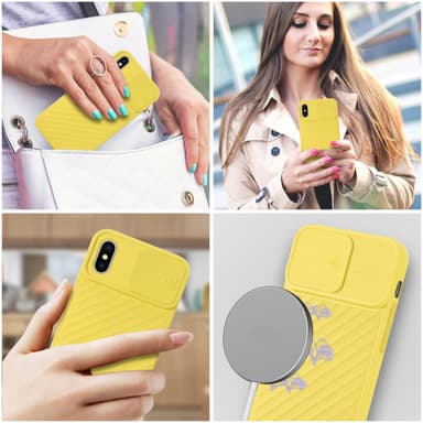 iPhone XR Skal Fodral Case (Gul)
