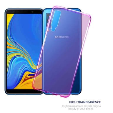 Samsung Galaxy A7 2018 Skal Fodral Case (Rosa)