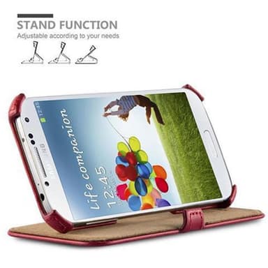 Skal Samsung Galaxy S4 Plånboksfodral (Röd)