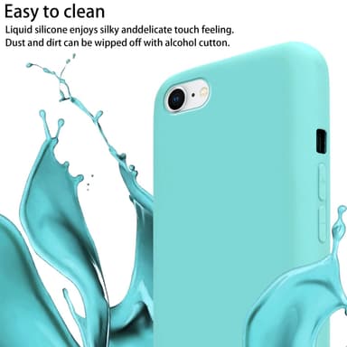iPhone 7 / 7S / 8 / SE 2020 Skal Fodral Kedja (Turkos)