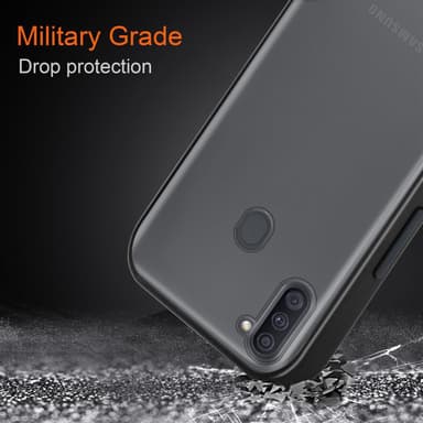 Samsung Galaxy A11 / M11 Skal Fodral Case (Transparent)