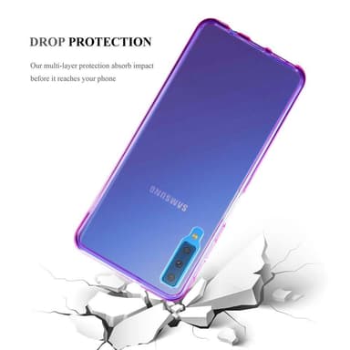 Samsung Galaxy A7 2018 Skal Fodral Case (Rosa)