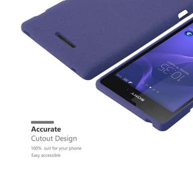 Skal Sony Xperia T3 Fodral Case (Blå)