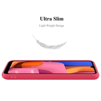 Skal Samsung Galaxy A20s Fodral Case (Röd)