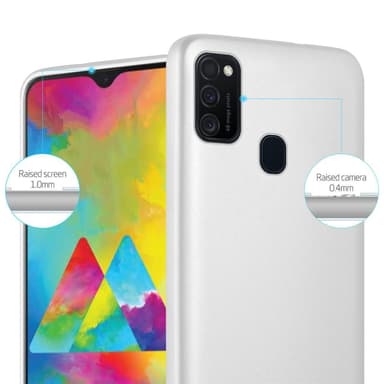 Skal Samsung Galaxy M21 / M30s Fodral Case (Silver)