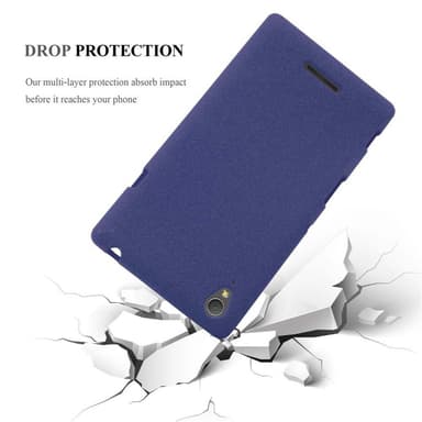 Skal Sony Xperia T3 Fodral Case (Blå)