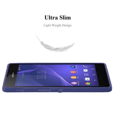 Skal Sony Xperia T3 Fodral Case (Blå)