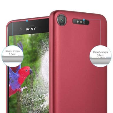 Skal Sony Xperia XZ1 Fodral Case (Röd)
