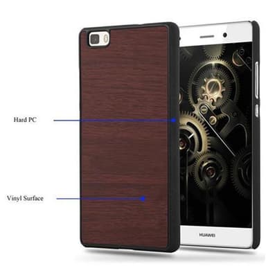 Huawei P8 LITE 2015 Skal Fodral Case (Brun)