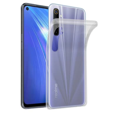 Realme 6 4G / 6s Skal Fodral Case (Transparent)