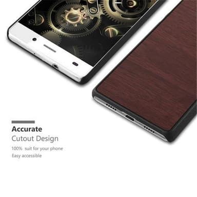 Huawei P8 LITE 2015 Skal Fodral Case (Brun)