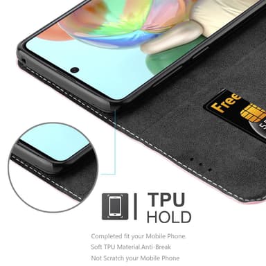 Samsung Galaxy A71 4G Skal Fodral Case (Rosa)