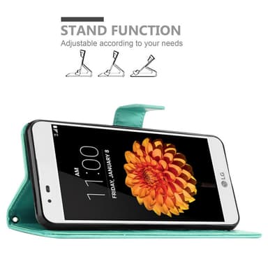 LG K7 2016 Plånboksfodral Skal (Turkos)