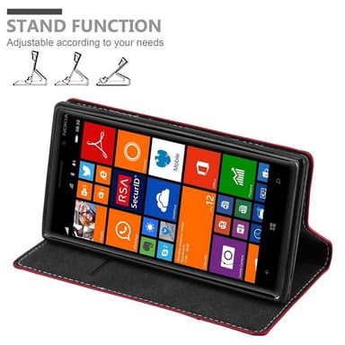 Nokia Lumia 830 Skal Fodral Case (Röd)