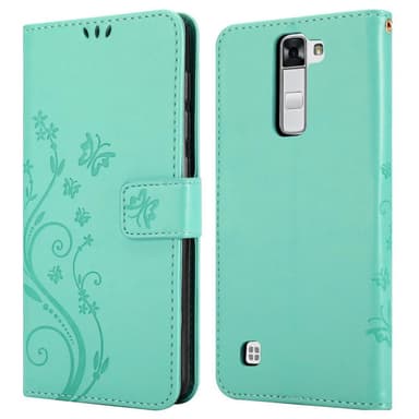 LG K7 2016 Plånboksfodral Skal (Turkos)
