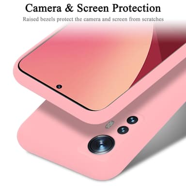 Xiaomi 12 / 12X Skal Fodral Case (Rosa)